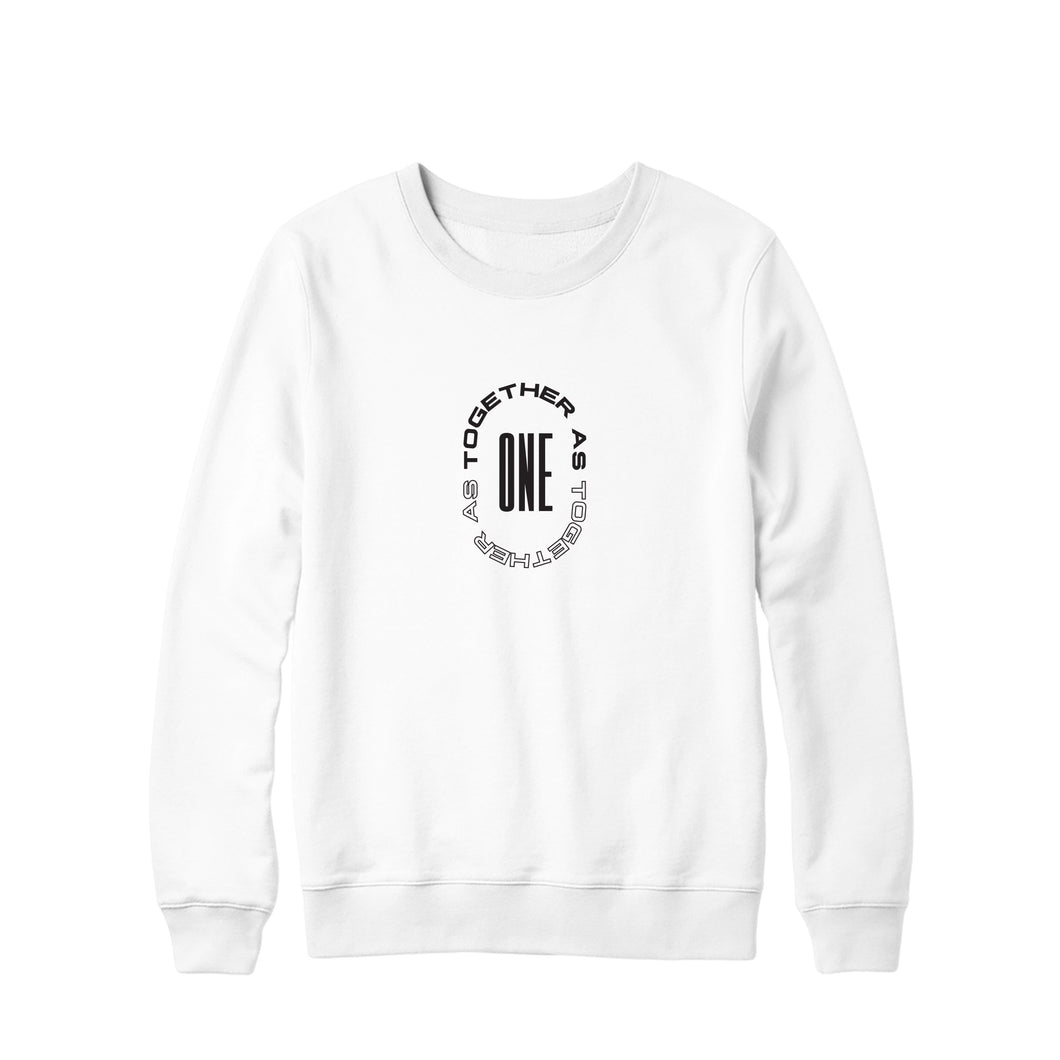 Crewneck Together As One - White