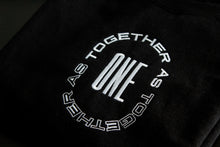 Load image into Gallery viewer, CHANDAIL À CAPUCHE (HOODIE) - TOGETHER AS ONE  - Black (NOIR)
